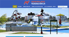 Desktop Screenshot of federacion.gov.ar